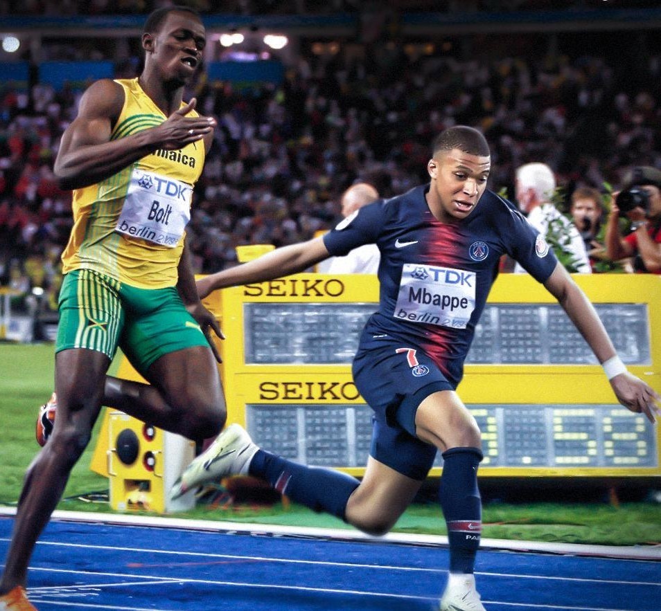 Kylian Mbappe Accepts 100m Race Challenge Against Usain Bolt and States His Chances